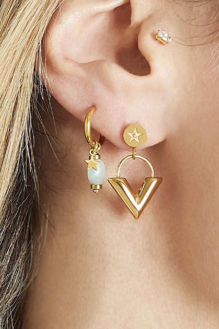 Pendientes So Charming Plata Acero inoxidable Imagen2